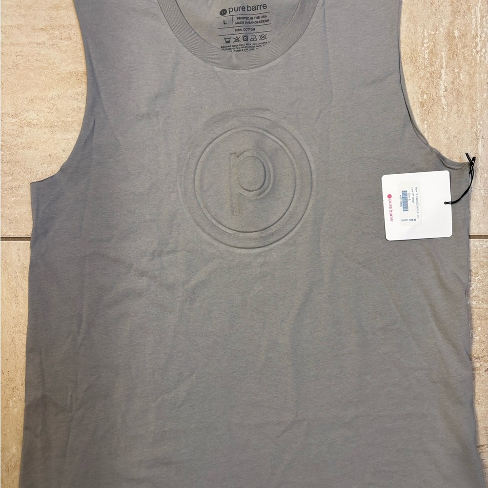 Pure Barre Gray Women’s Embossed Tank